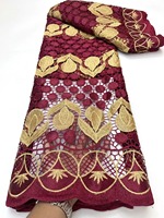 Zèle haute qualité dernière suisse Voile dentelle tissu robe africaine tissu broderie afrique robe pour femme