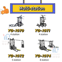 YG FITNESS Multi Fonctionnel Cross Trainer Équipement De Sport Usine Glide Cable Crossover Équipement De Gymnastique Double Câble Poulie Machine