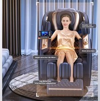 C101 Meilleure vente dernière haute qualité 4D Sl Track corps entier électrique zéro gravité compresse chaude fauteuil de massage