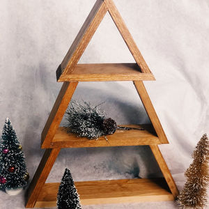 JUNJI — étagère murale en <span class=keywords><strong>bois</strong></span> pour <span class=keywords><strong>arbre</strong></span> de noël, décoration d'interieur - Product Image 1