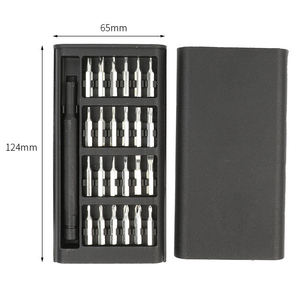 علبة ألومنيوم 24 في 1 مع بتات متقاطعة وتخصصية للهاتف والتابلت _ مجموعة أدوات إصلاح مدمجة - Product Image 2
