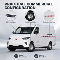 WULING Yangguang, minibus électrique 2 places, véhicule électrique à batterie, autonomie de 440 km, transport urbain écologique