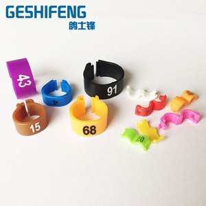 Bagues de patte de <span class=keywords><strong>pigeon</strong></span> numérotées de 1 à 100, diamètre 9 mm - Product Image 4