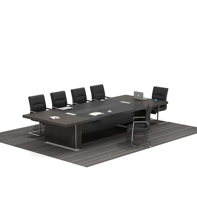 会議テーブル3.6メートルラップトップデスク会議室16人用工場卸売