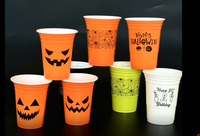 Gobelets à yaourt jetables à paroi simple en PP avec couvercles - 12 oz/16 oz, écologiques, imprimés UV pour desserts et collations glacés