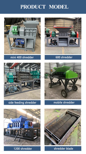 Nhà máy bán đôi trục Shredder cho tái chế chai nhựa Shredder máy - Product Image 2