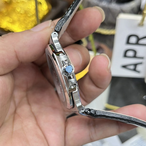 Cao cấp sang trọng của nam giới tự động cơ 22mm băng thông tay sáng thiết kế chống thấm nước thép không gỉ Xem dây đeo bằng da - Product Image 4