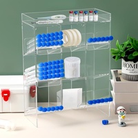 Support de réactifs de laboratoire en plexiglas durable, fabricant de supports de tubes à centrifuger en acrylique transparent, personnalisation OEM/ODM