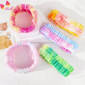 BELLEWORLD-bandas para la cabeza de tinte de franela, accesorios esponjosos para la cabeza, diadema de maquillaje para spa, <span class=keywords><strong>2022</strong></span> - Product Image 6