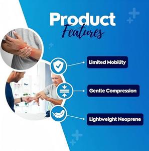 Custom Breathable Neoprene ThumbRestriction Splint for Arthritis Support Black Left Hand Medium Thumb Brace - Product Image 2