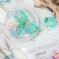 Usine source OEM personnalisée Laverie jetable Cabine Boule Laine Peluche Nettoyant Élimination des arômes Nettoyage Boîte à perles de laine