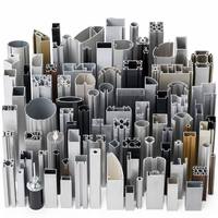 Profils d'extrusion en aluminium 6063-T5, profils en aluminium personnalisés pour projets sur mesure, profils finis de haute qualité
