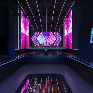 Strip Club Furniture Lounge Set Mostrador Personalizado Night Club Furniture Hookah Diseño comercial Bar para Night Club - Product Image 5