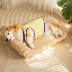 All-season Universal Solid Rectangle Dog & <b>Cat</b> Bed Removable Washable Fashion Pet <b>Mat</b> - Product Image 2