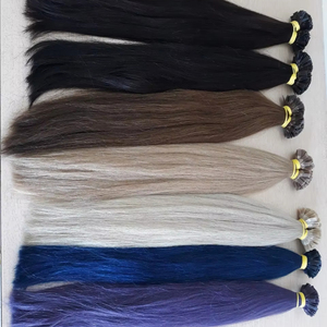 Extensions de cheveux I-Tip Extensions de cheveux à colle à la kératine Extensions de cheveux crus pré-collés 100g Bundle - Product Image 6