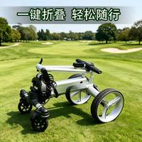 Nouvelle Voiturette de Golf Électrique Intelligente 2026 en Gros, Chariot de Golf Portable Pliable à Suivi Automatique par Télécommande pour Utilisation Extérieure OEM ODM