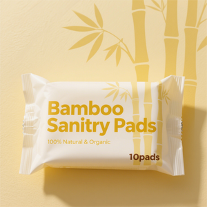 Mini servilleta sanitaria de carbón de bambú <span class=keywords><strong>extra</strong></span> grande con control de olores, toalla de hoja superior para adolescentes OEM - Product Image 4