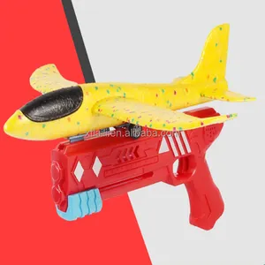 Catapulta de burbujas para niños, Avión de juguete de espuma de un clic, planeador, deportes al aire libre, juguetes de nacimiento, gran oferta