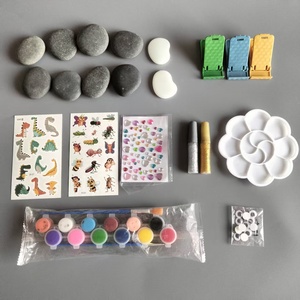 Hot Bán Sông Tự Nhiên Đá Trang Trí Sỏi Đá Đầy Màu Sắc Nhỏ Lớn Sơn Phẳng Đá Cho Tự Làm Vẽ Sỏi - Product Image 3