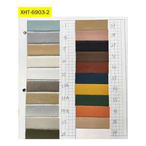 Fourre-tout/portefeuilles/sacs en cuir végétal synthétique PU gaufré de couleur unie personnalisés en gros pour meubles, y compris les canapés - Product Image 1