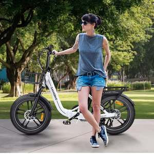 Vélo pliant C05 Pro 20 pouces avec pneus larges, moteur 500W, batterie 36V 13Ah, moyeu arrière en aluminium, longue autonomie, pour adultes - Nouveau stock US - Product Image 6