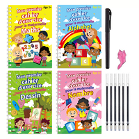 Montessori Cahier De Traçage Magique Réutilisable Avec Stylo Pratique Copybook Set Fo Magic Book Set Pour Enfants D'âge Préscolaire