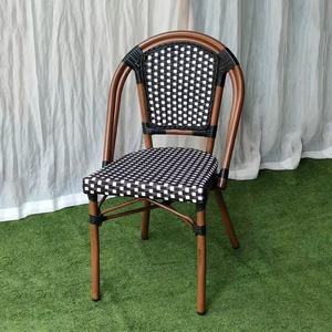 Silla de Jardín Moderna de Madera y Ratán para Exteriores, para Sala de Estar, Hotel, Villa, Cafeterías, Casas de Huéspedes, Balcones, Salones de Té - Product Image 2