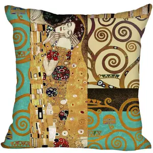 Capas de almofadas para meninas, capas de ouro para almofadas para pintura a óleo estilo africano, ouro, smartphones