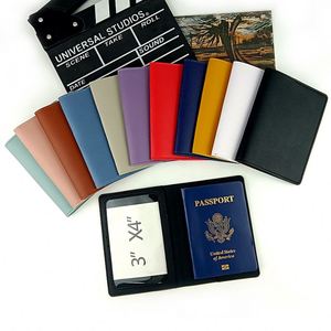 Passport Cover <b>Holder</b> Waterproof PU Leather <b>Document</b> Organizer Card Protector <b>Travel</b> Accessories - Product Image 1