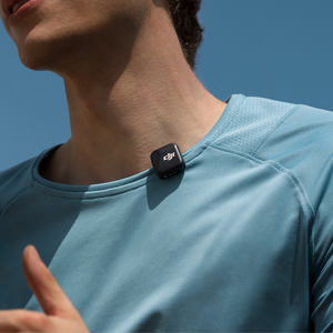 Cost-Effective Original <b>Mic</b> Mini (1TX+1RX) Wireless <b>Mic</b> Two-Level Active Noise Cancelling Action <b>Camera</b> Mount Portable System - Product Image 1