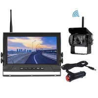 Kit Moniteur Numérique Sans Fil AHD 9 Pouces à Écran Partagé pour Système de Caméra de Recul de Camion, Bus et Véhicule Utilitaire Lourd