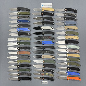 سكين جيب محمول قابل للطي من الفولاذ المقاوم للصدأ للاستخدام اليومي، شفرة بشكل مخصص، مقبض OEM، سكين AKC للدفاع عن النفس - Product Image 6