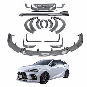 Runde, el más nuevo estilo artístico, fibra de carbono para 2023 Lexus RX 500H <span class=keywords><strong>Artisa</strong></span>, parachoques de coche, Kit de carrocería, labio delantero, rueda, ceja, ala superior - Product Image 1