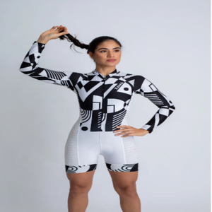 Conjunto de una pieza de manga corta de verano para <span class=keywords><strong>mujer</strong></span>, modelo Small Monkey, para <span class=keywords><strong>ciclismo</strong></span> de carreras, competición deportiva, uniforme deportivo, maillot. - Product Image 4