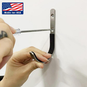 Scaffale per pistola in metallo supporto per pistola a <span class=keywords><strong>parete</strong></span> con imbottitura morbida appendiabiti per tiro con l'arco - Product Image 2