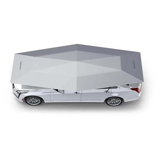 Mynew Car Cover Sunshade Automatic blue color Tent best design portable auto umbrella Car accessories for car sunshade