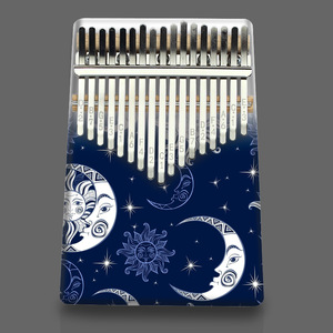 Best-seller per principianti strumento musicale-17 toni portatile colore Kalimba Finger Piano - Product Image 3