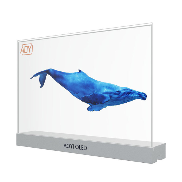 Digital Sign 4k High-definition Screen Touch Desktop Ultra-thin Transparent OLED 55 Inch OLED Transparent Display Screen