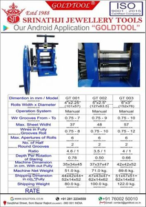 Joyero Máquina de laminación manual 4 - Product Image 6