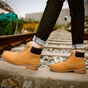 Bottes grande taille 36-46, mode d'hiver, chaussures pour femmes et hommes, chaussures chaudes, bottes à talon plat confortables, bottes à <span class=keywords><strong>lacets</strong></span> pour femmes - Product Image 1