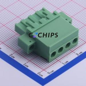 KF2EDGKBM-5.0-4P Plug-in Terminal Block P=5mm Connector Plug Screw Fixing 1x4P 5mm - Product Image 2