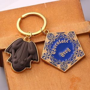 Portachiavi portachiavi alla moda rana cioccolato qualsiasi <span class=keywords><strong>cosa</strong></span> da carrelli Magic World Cosplay portachiavi portachiavi accessori per gioielli - Product Image 4