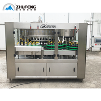 Machine de remplissage et de capsulage automatique monobloc pour détergent liquide nettoyant pour vitres à alcool vin
