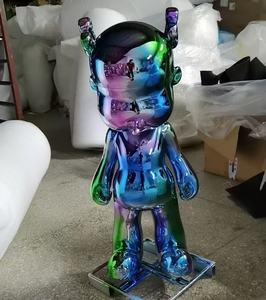 Sculptures champignons en acier inoxydable poli à la main sur mesure couleurs dégradées galvanisées pour l'artisanat en métal de la cour du parc - Product Image 5