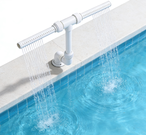 <span class=keywords><strong>Fontaine</strong></span> de <span class=keywords><strong>piscine</strong></span> durable à double tête avec débit d'eau réglable <span class=keywords><strong>pour</strong></span> le nettoyage des piscines hors sol - Product Image 5