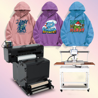 Imprimante DTF DTG 60cm à double tête I1600 têtes roulées directement sur le vêtement Imprimante de film pour animaux de compagnie Machine d'impression numérique automatique de t-shirts