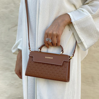 Sac messager en cuir de chameau pleine fleur avec impression florale personnalisée pour femme, sac à main de luxe OEM avec logo