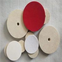 Feutre de laine haute densité 100 % polyester, tissu Challie résistant à l'abrasion, tampon de polissage durable pour machine à chanfreiner le verre