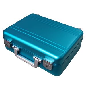 Estuche Portátil para Herramientas, Caja <span class=keywords><strong>de</strong></span> Transporte Personalizada <span class=keywords><strong>de</strong></span> Espuma <span class=keywords><strong>EVA</strong></span>, Maletín Rígido <span class=keywords><strong>de</strong></span> Aleación <span class=keywords><strong>de</strong></span> Aluminio con Compartimento <span class=keywords><strong>Secreto</strong></span> - Product Image 3