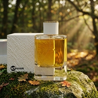 Flacon de parfum vide en verre rectangulaire de luxe personnalisé de 50 ml et 100 ml, rechargeable, avec boîte